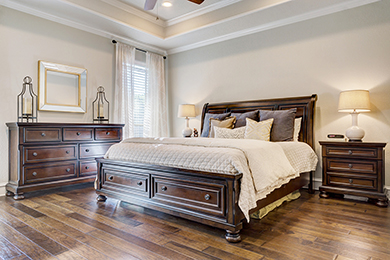 We take special care of your bedroom and bathroom with clean linens